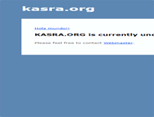Tablet Screenshot of kasra.org